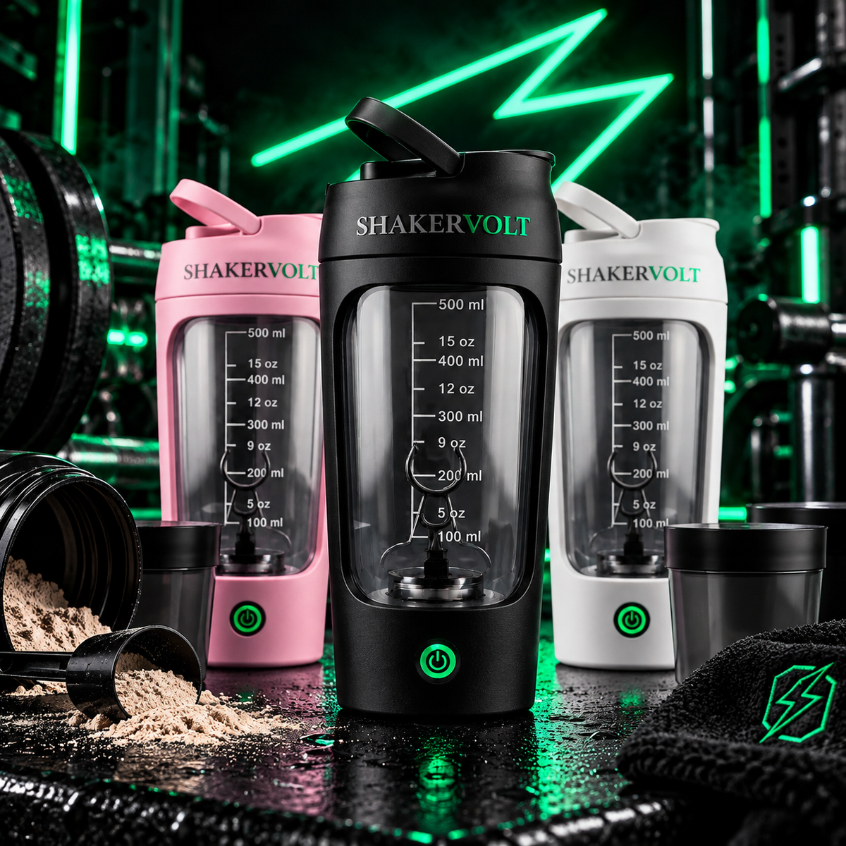 ShakerVolt – Shaker eléctrico para proteína